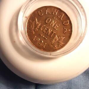 RARE 1921 CANADA 1 CENT
